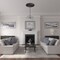 Ekena Millwork Shakuras Ceiling Medallion (For Canopies up to 5 3/4"), Hand-Painted Stone Hearth, 33 7/8"OD x 2"P CM34SHSHF - alternate 2